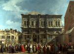 欧洲12-19世纪油画三_CANALETTO - The Feast Day of Saint Roch